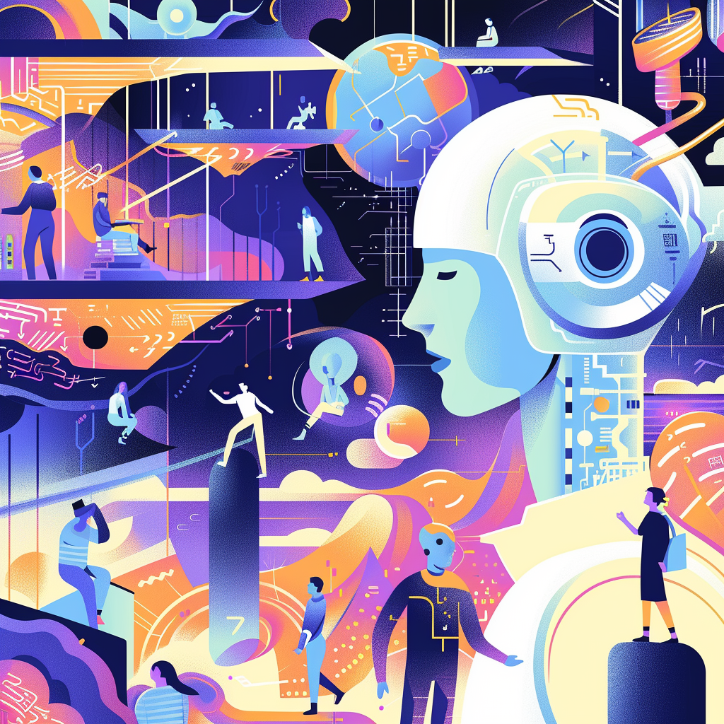 agent868117_Illustrate_a_futuristic_scene_where_humans_and_AI_a_7452d27b-3ade-4491-8dfd-6b5ff657f697