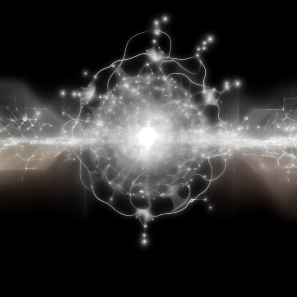 DALL·E 2024-10-06 08.43.29 - An abstract depiction of complexity emerging from simplicity_ a small, minimal mechanical system or a few interconnected gears and cogs at the center,